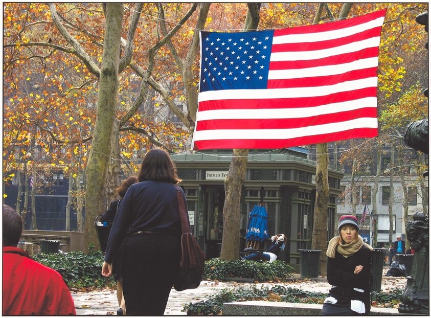 Bryant Park / New York City / 30 November 2001