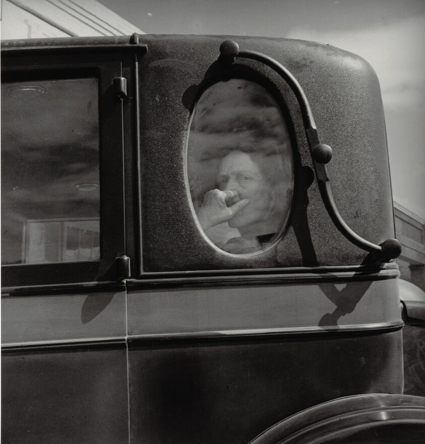 Funeral cortege, San Joaquin Valley, California