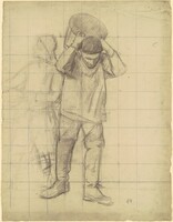 Study for "Pêcheurs de la mer du Nord" (Study for "Fishermen of the North Sea"), Eugène Vail, c. 1893