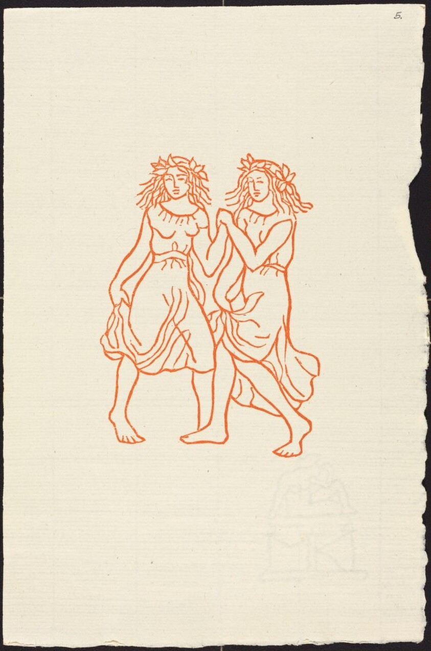 First Book: Two Nymphs Dancing (Les nymphs  de la grotte)