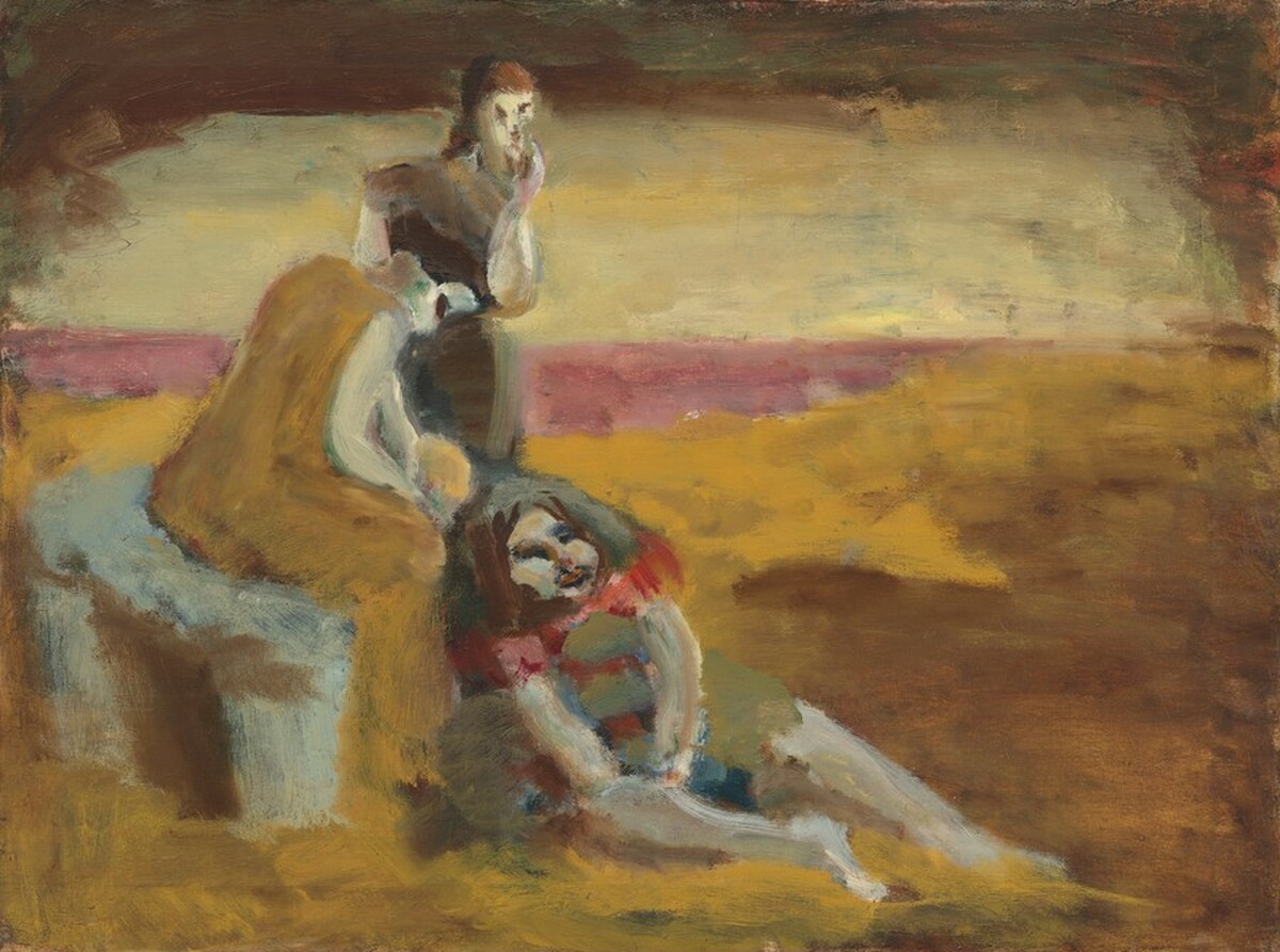Untitled (three girls in a landscape)