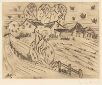 Farm (Memory of Dangast), Franz Radziwill, 1923