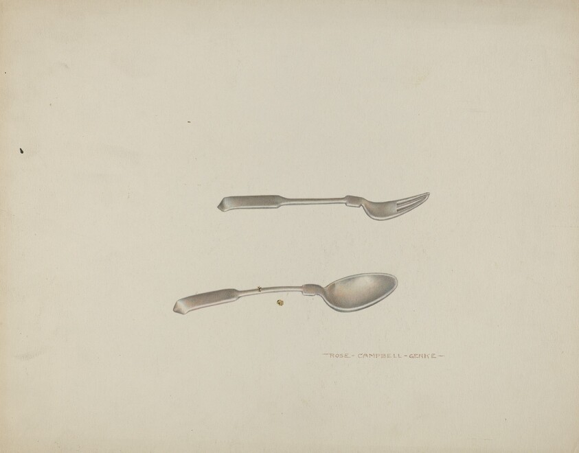 Silver Baby Spoon and Fork