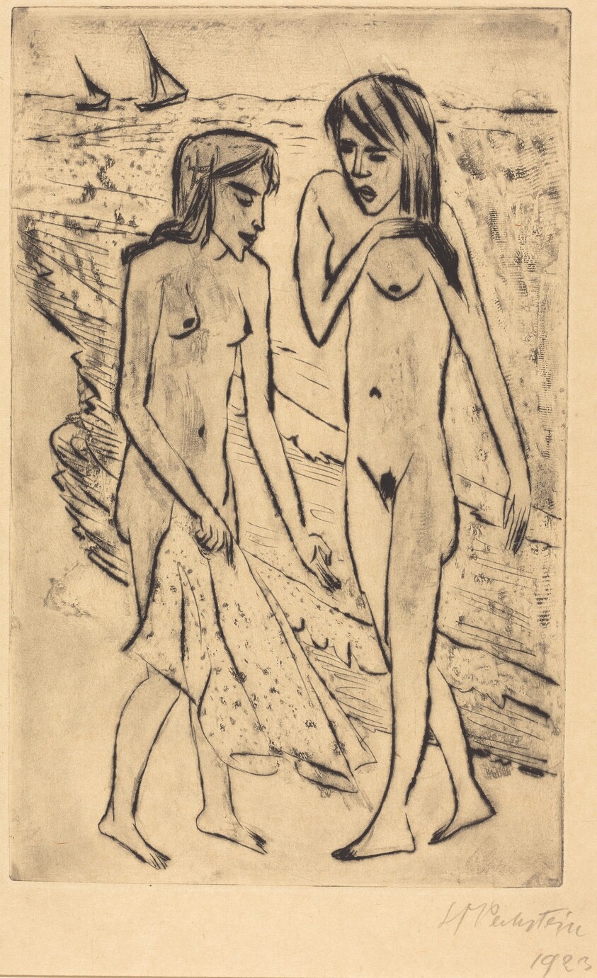 Two Bathers