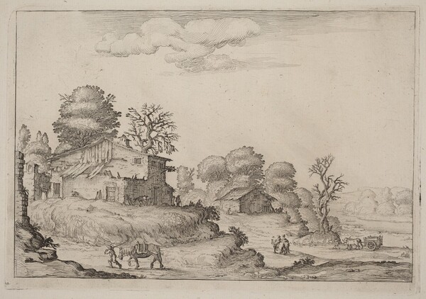 Rustic Landscape with Peasants and Horses