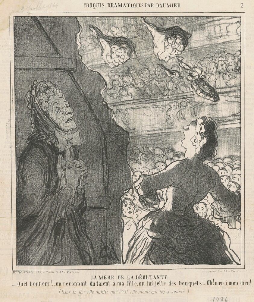 Le mère de la débutante