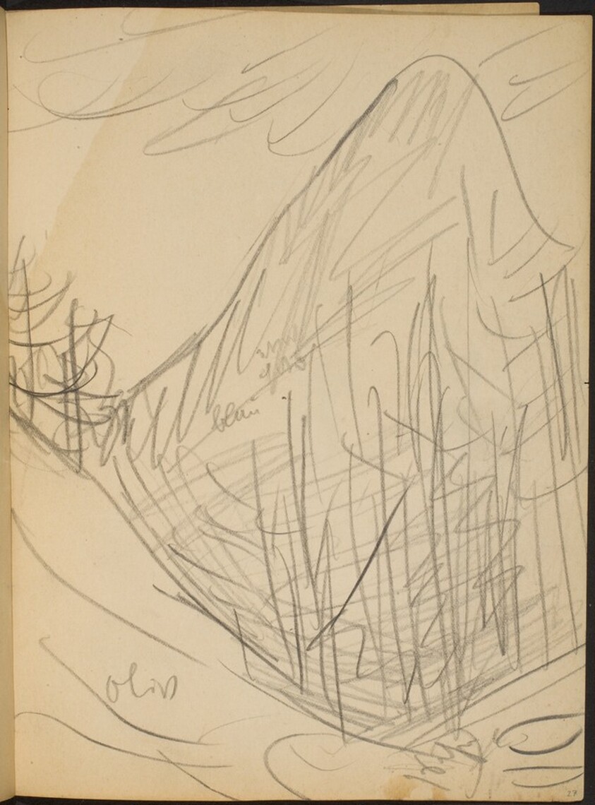 Landschaft in Bayern oder Schwarzwald (Landscape in Bavaria or Black Forest) [p. 27]