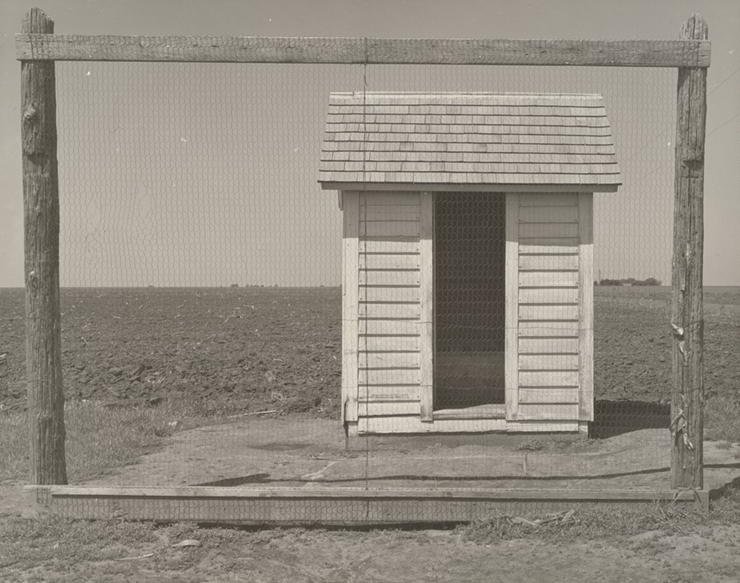 Nebraska Outhouse, Wright Morris, 1947, printed later
