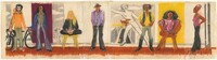 Study for the Young Americans [Joe, Becky, Bonnie, Morgan, Roy, Gabrielle, Roz], John Wilson, 1973