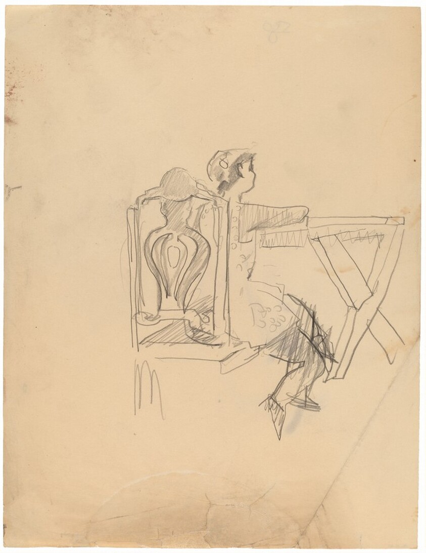Woman Seated at a Table