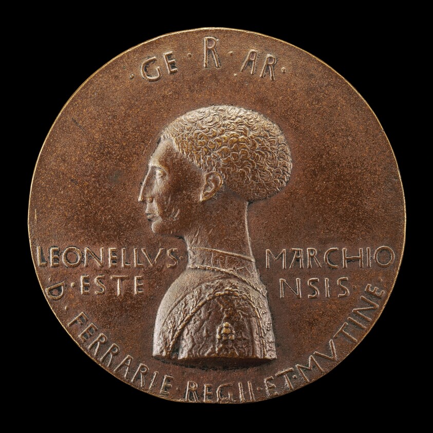 Leonello d'Este, 1407-1450, Marquess of Ferrara 1441 [obverse]
