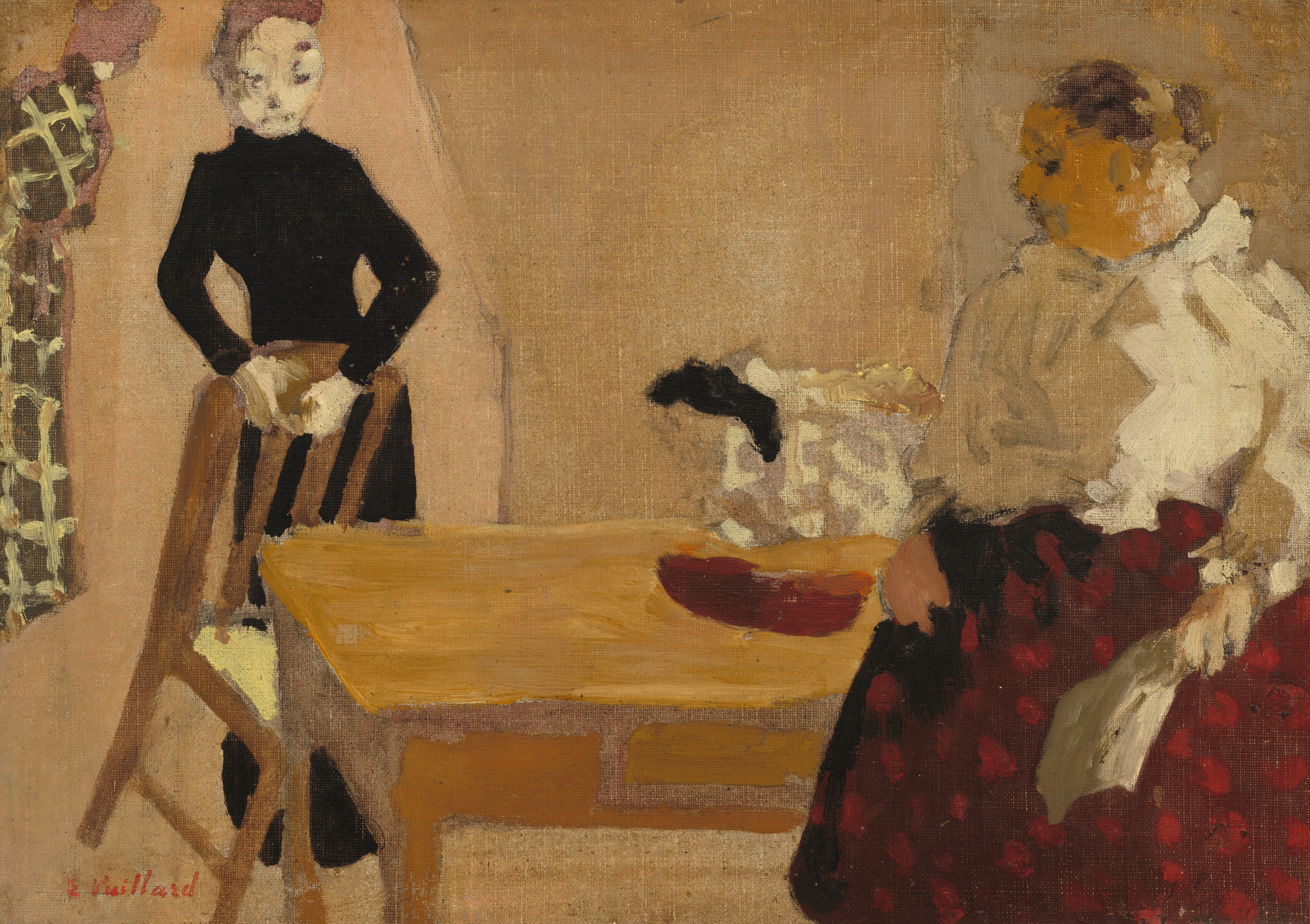Woman in Black by Edouard Vuillard