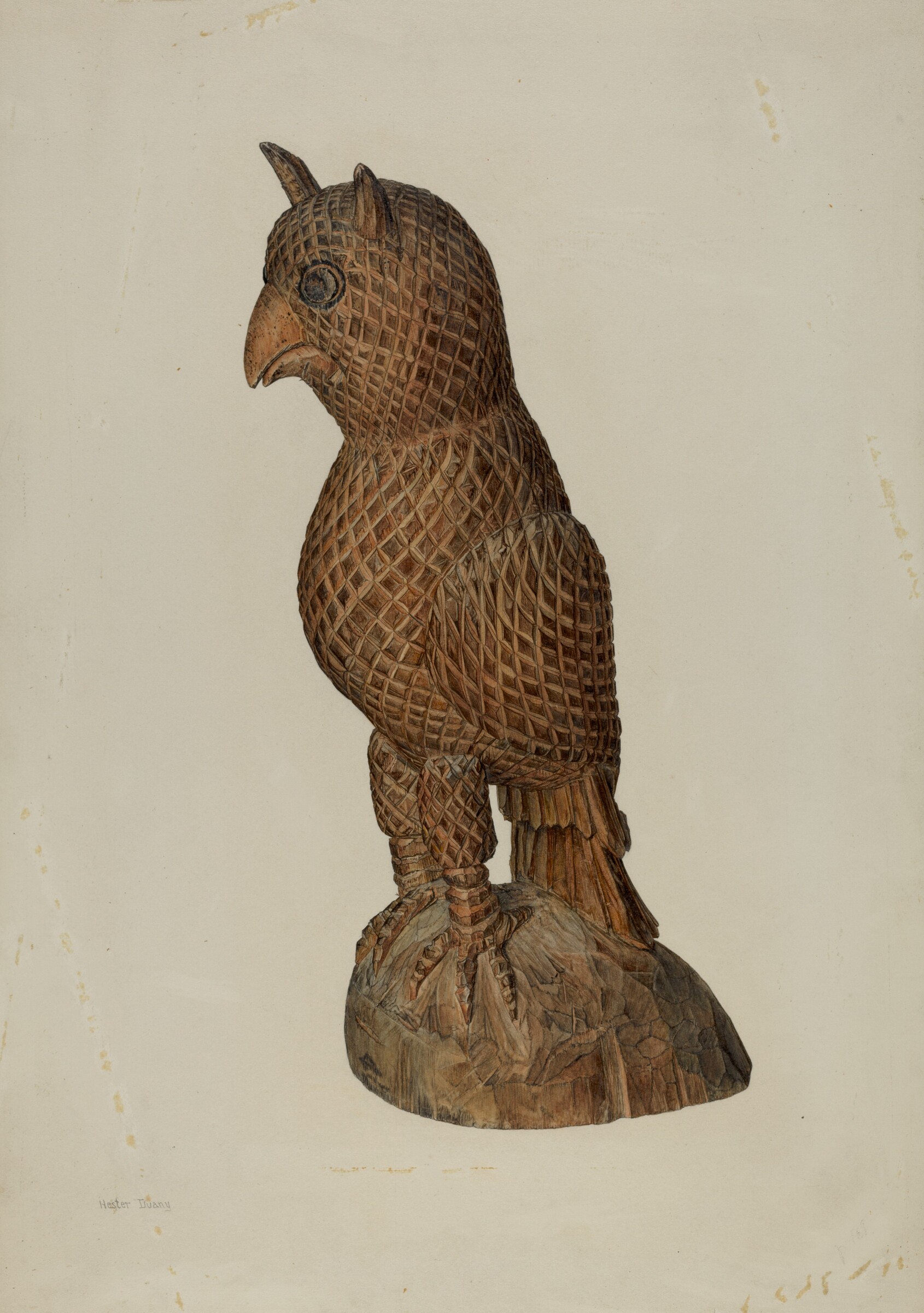 Owl, Hester Duany, c. 1942