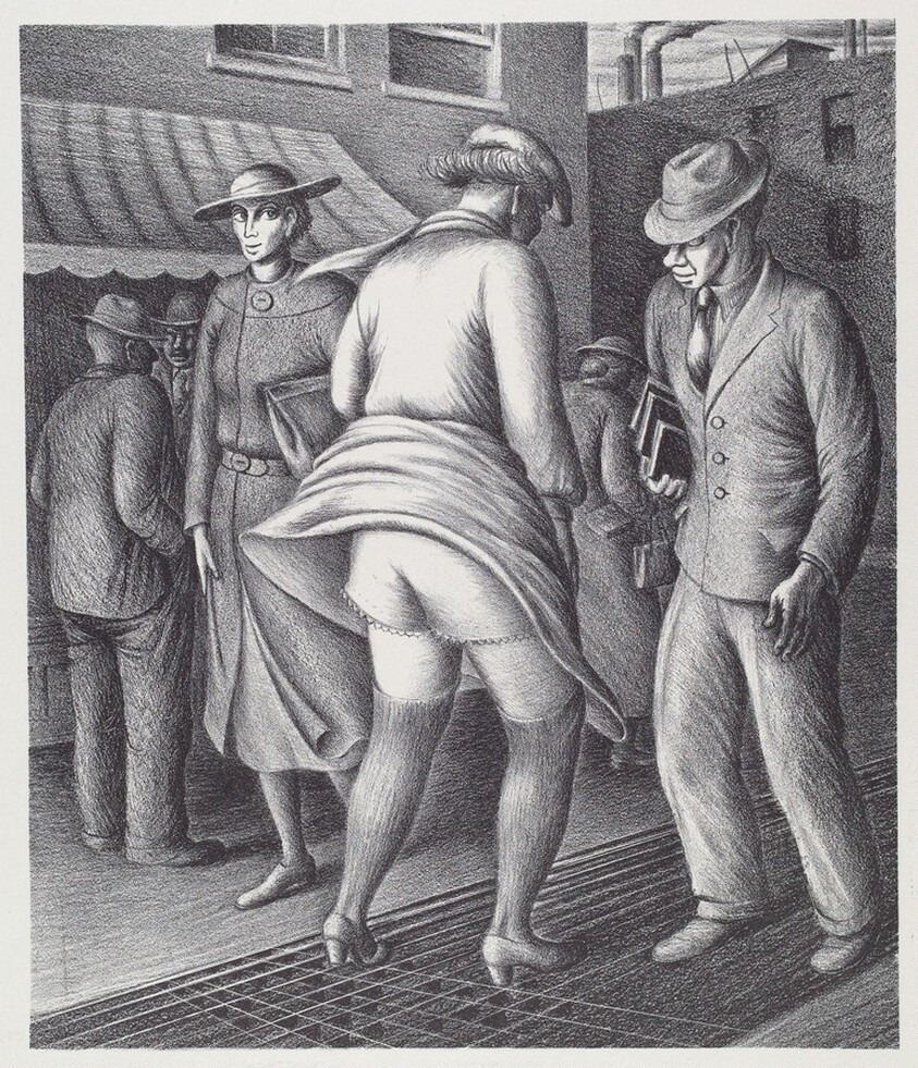 Untitled (Gust of Air From Subway Grate)