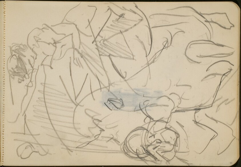 Kunstreiterin und Clown (Female Circus Rider and Clown) [p. 61]