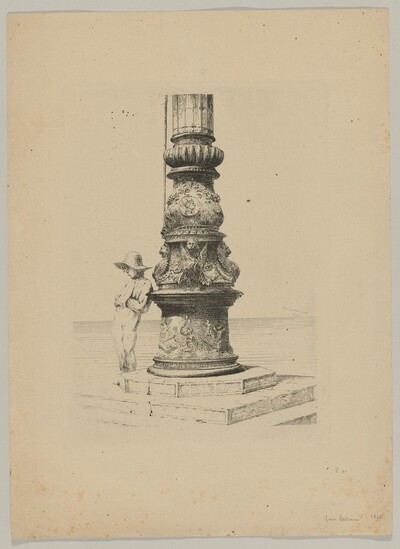 Column in Saint Mark’s Square