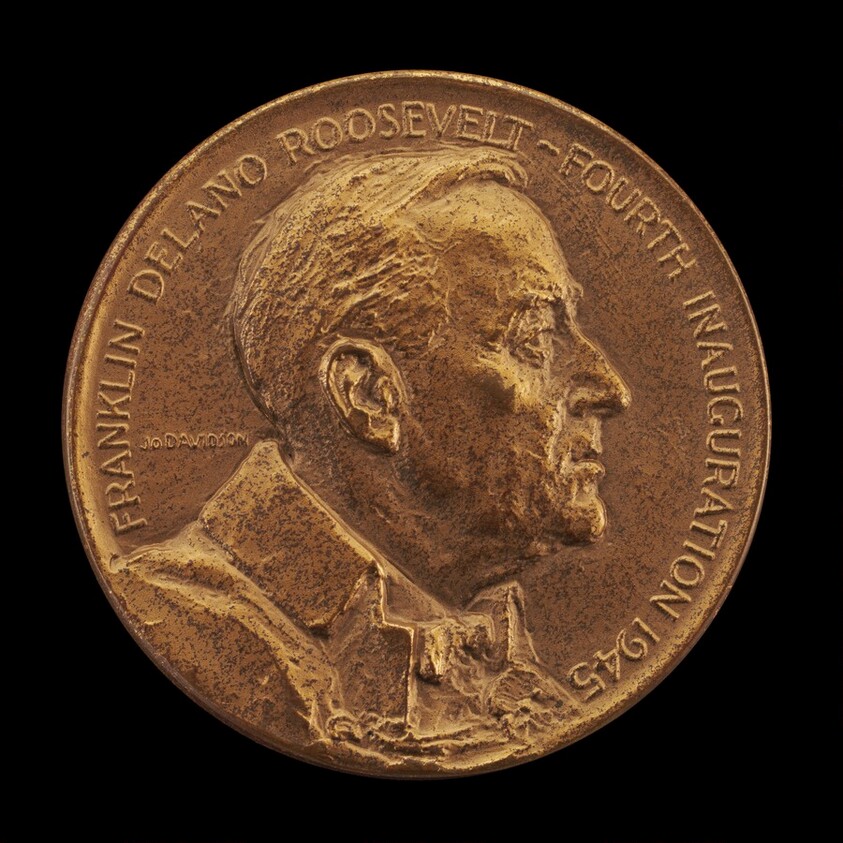 Franklin Delano Roosevelt Fourth Inaugural Medal [obverse]