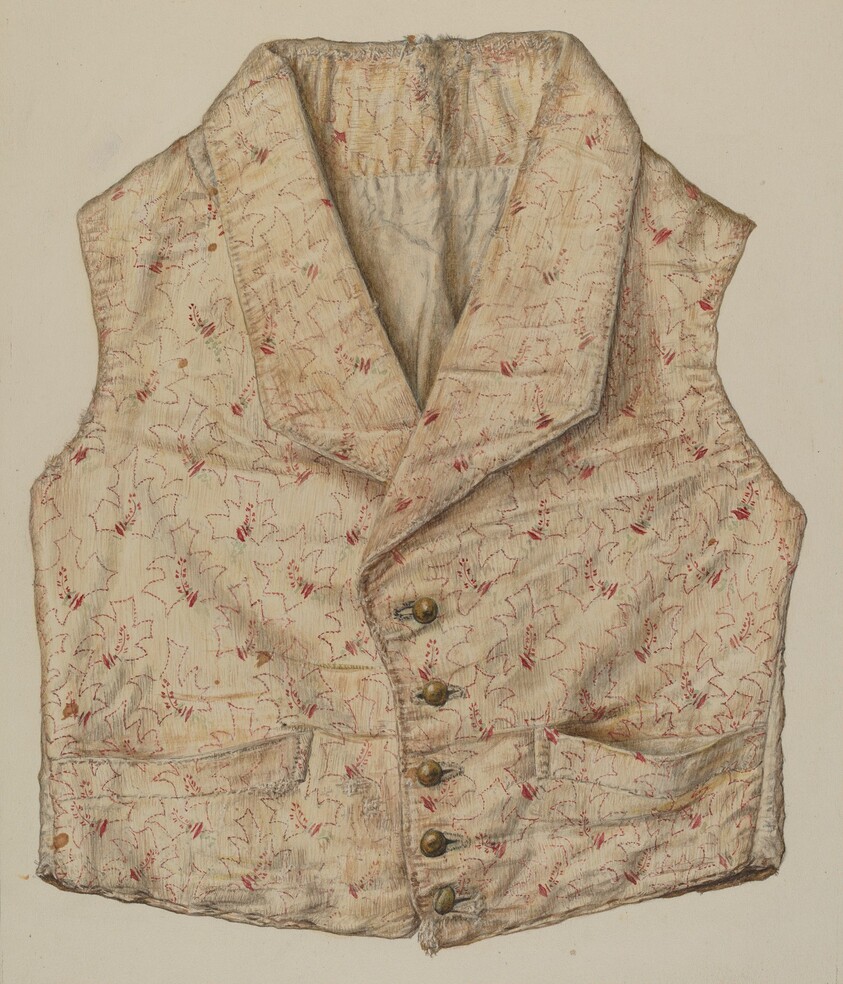 Quilted Silk Vest