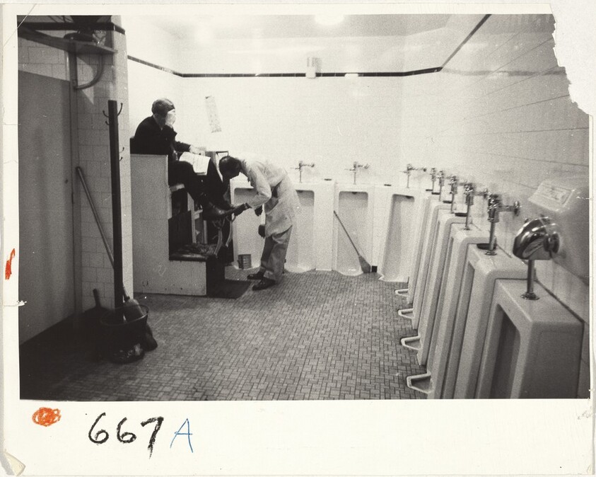 Men's room, railway station—Memphis, Tennessee