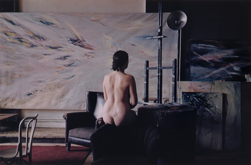 Eleanor in Hugo Weber's Studio, Chicago