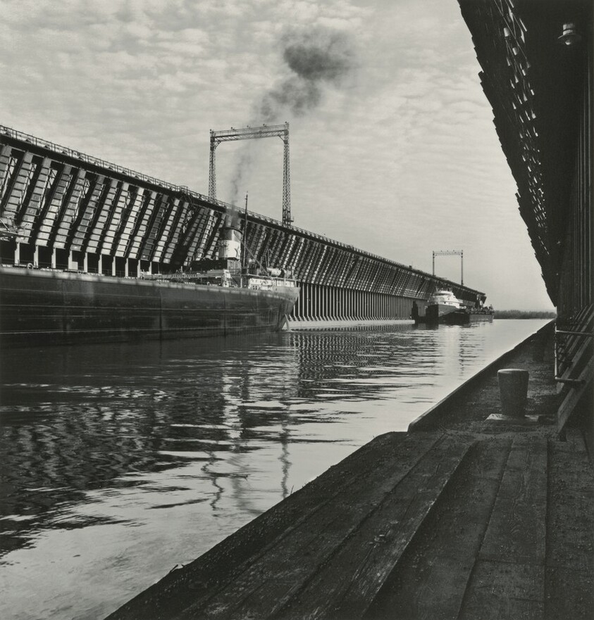 679 624, Bulk Ore Carriers Loading Taconite at Allouez Ore Docks, Superior, Wisconsin