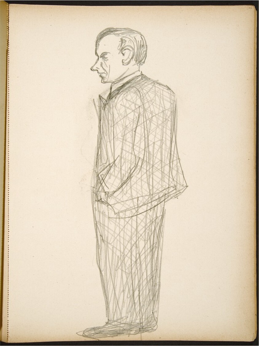 Bildnis Friedrich Vordemberge-Gildewart (Portrait of Friedrich Vordemberge-Gildewart) [p. 56]