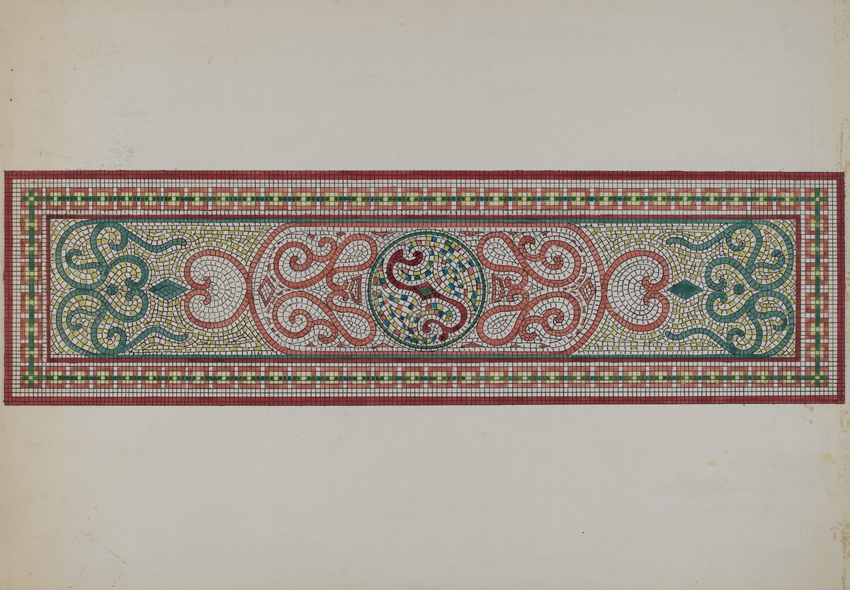 Mosaic Pattern in Doorstep