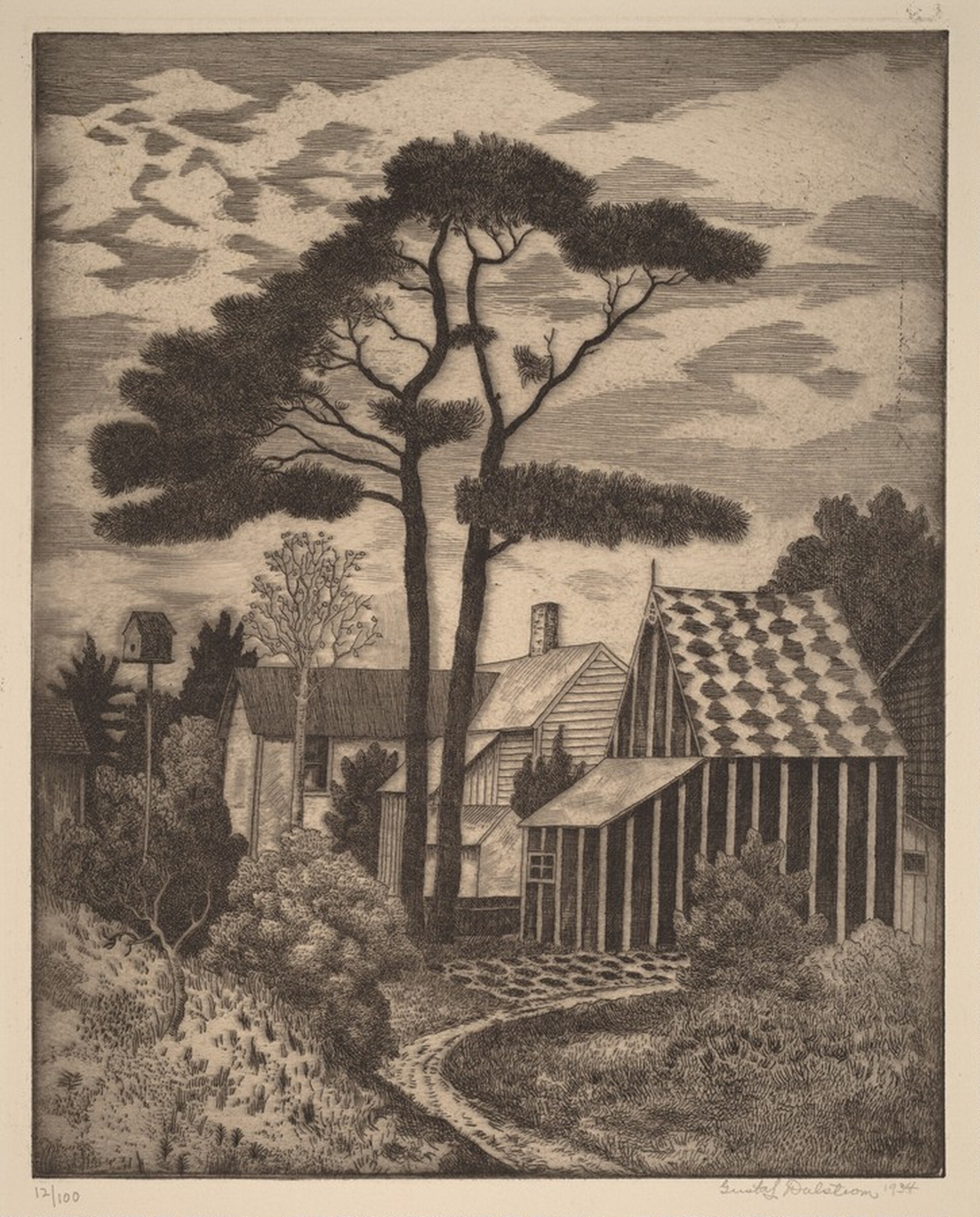 Pine Tree, Gustaf Oscar Dalstrom, 1934