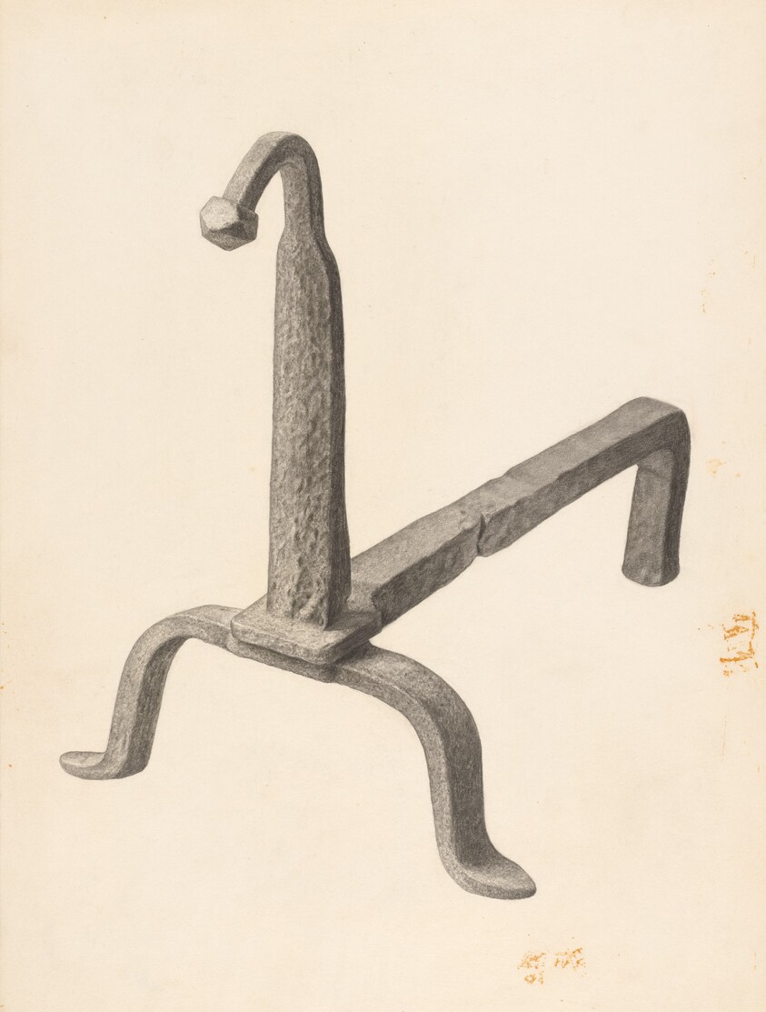 Andiron (one of pair)