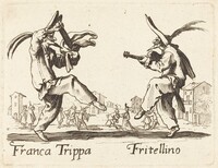Franca Trippa and Fritellino, after Jacques Callot, 1622 or later