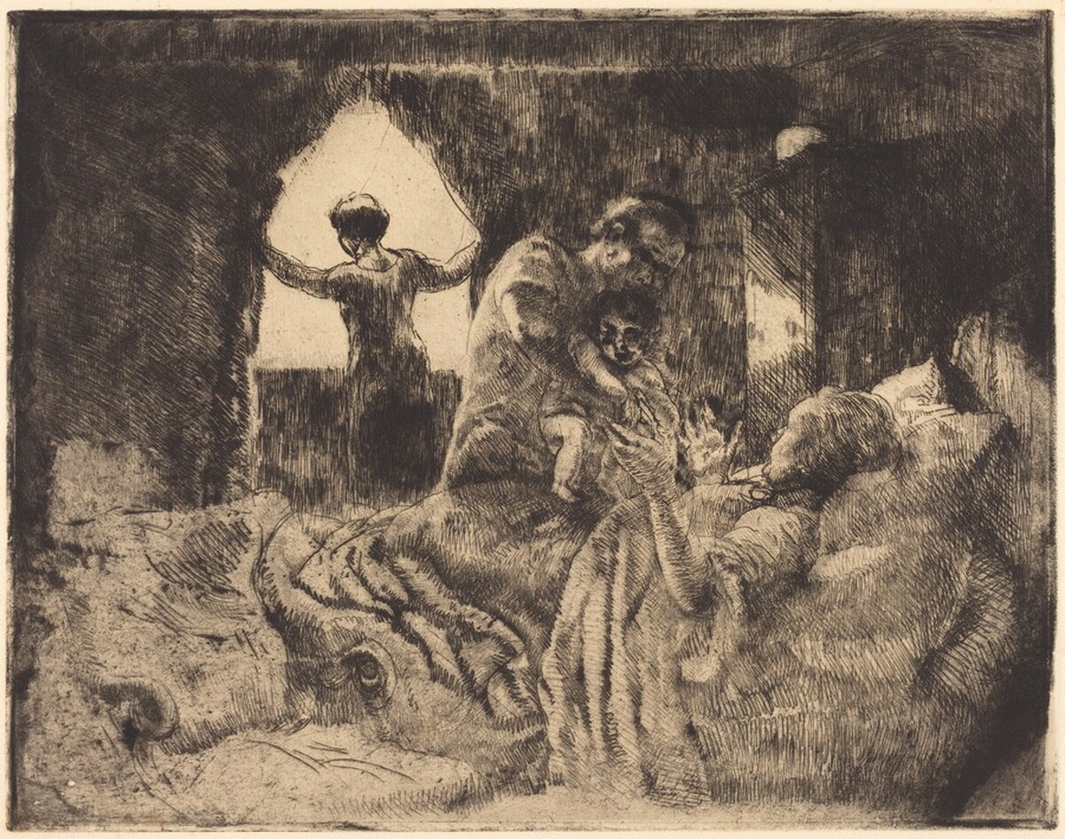 Greeting Grandmother (Le Bonjour à la Grand-mère)