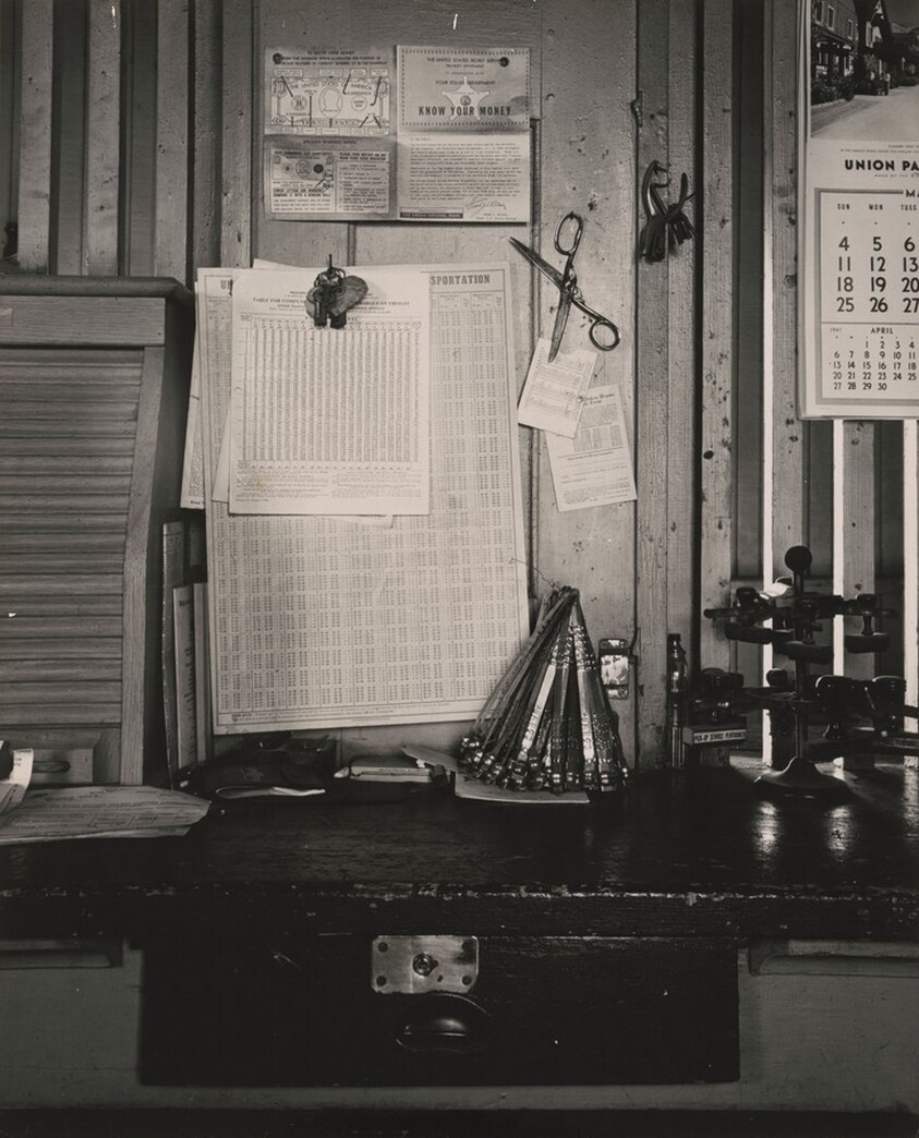 Railroad Station Office, Nebraska