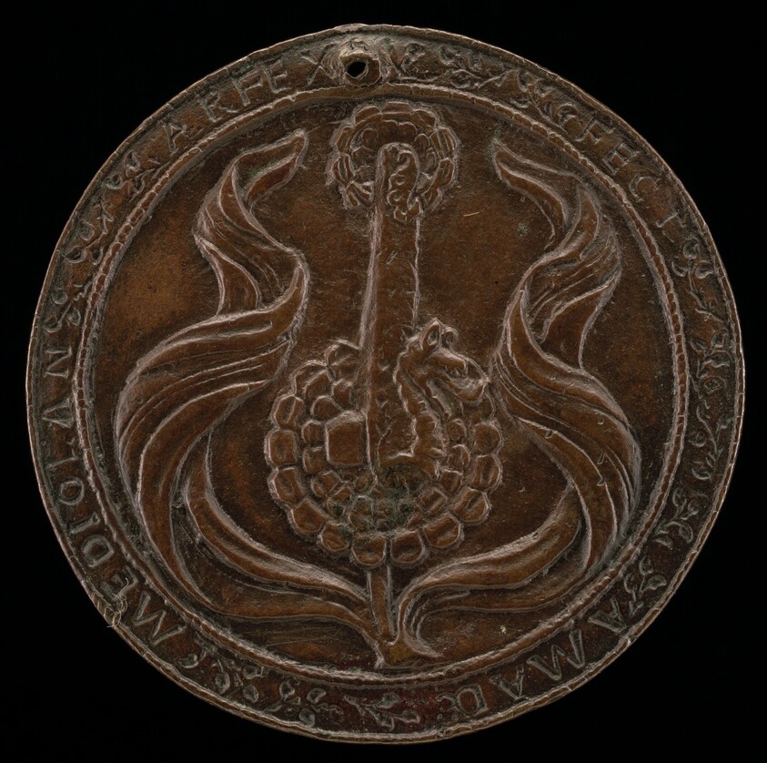 Flower and Door Knocker [reverse]