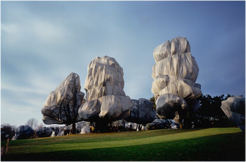 Wrapped Trees, Foundation Beyeler and Berower Park, Riehen, Switzerland, 1997–1998
