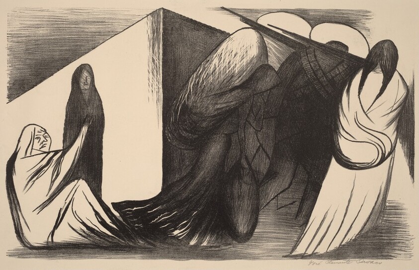 Corner of a House and Figures (Esquina de casa y figuras)