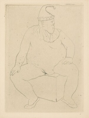 Acrobat in Repose (Le saltimbanque au repos), Pablo Picasso, 1905, published 1913