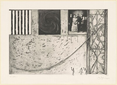 Untitled [state proof of 11th state], Jasper Johns, 2001