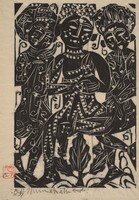 Boddhisattva Trinity, Shikō Munakata