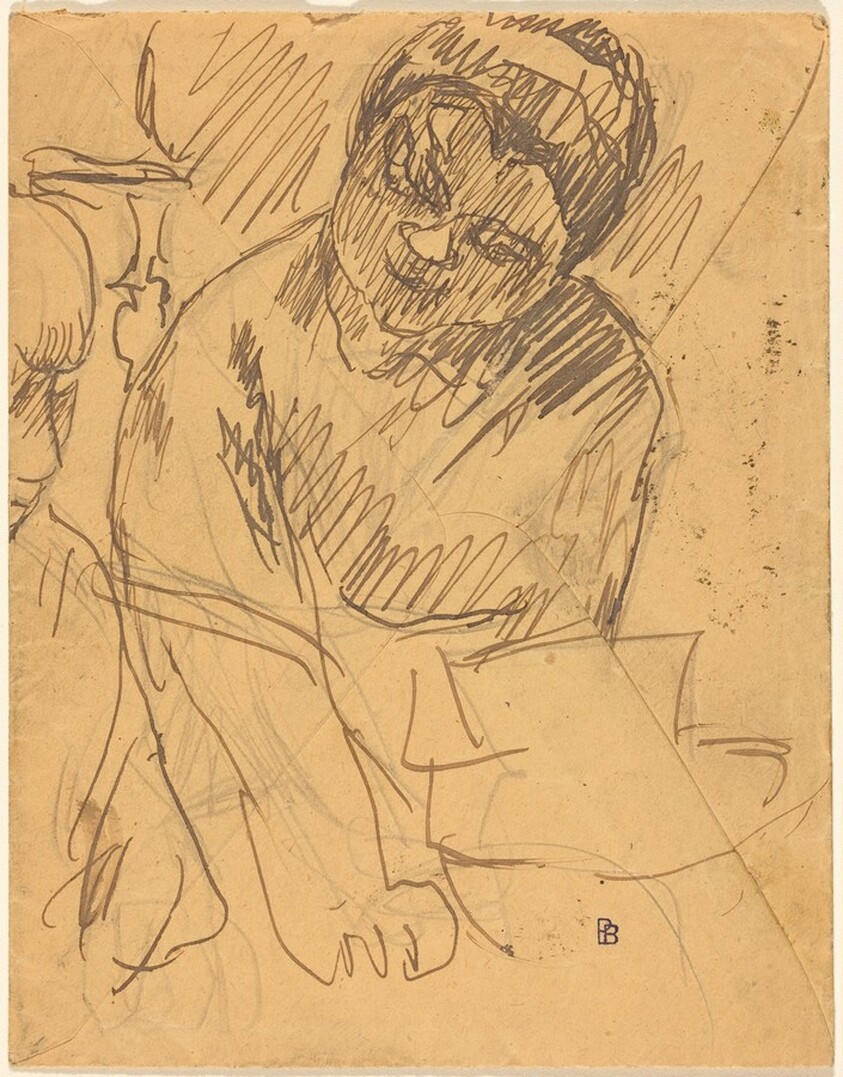 A Woman with Her Head Tilted to the Side