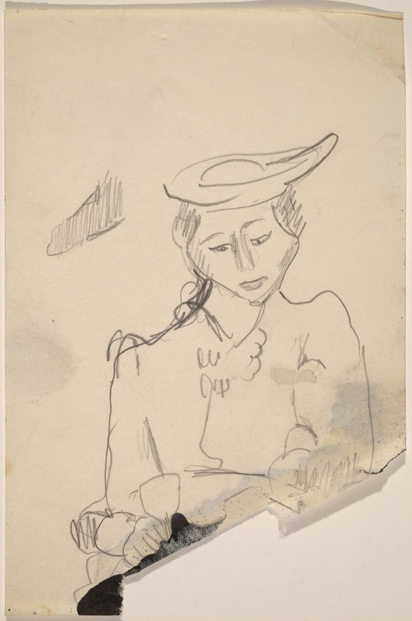 Half-Length Portrait of a Woman Wearing a Hat