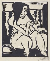 Woman with Unbound Hair (Frau mit aufgelostemHaar), Karl Schmidt-Rottluff, 1913