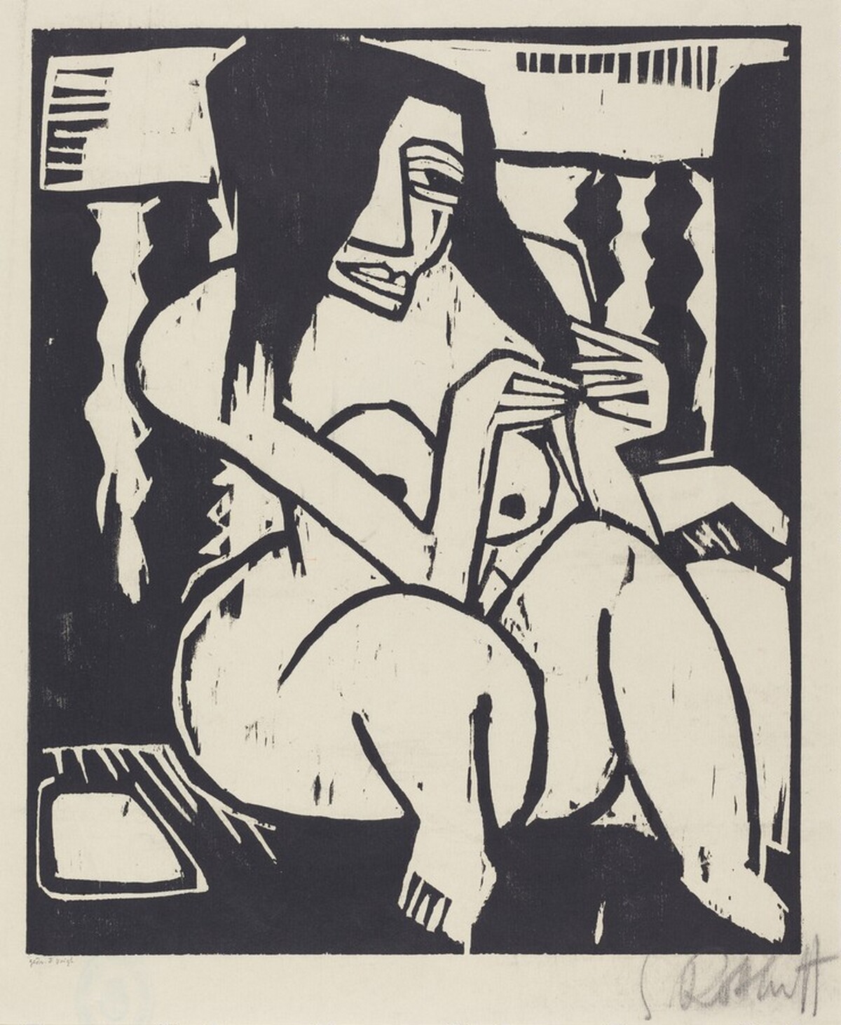 Woman with Unbound Hair (Frau mit aufgelostemHaar)