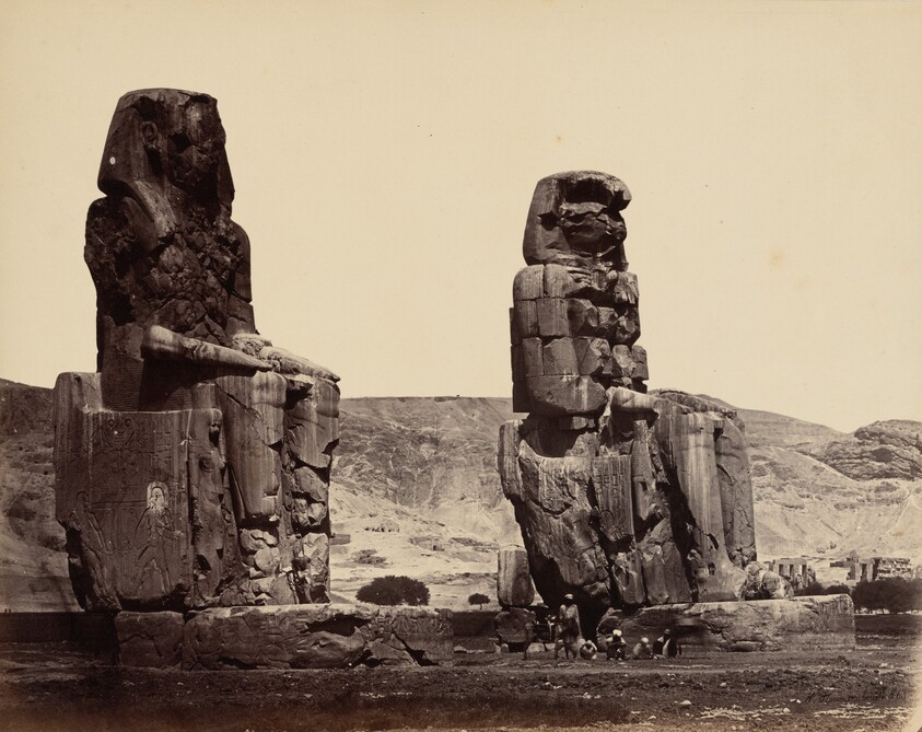 Colosses de Memnon à Thèbes (Colossi of Memnon at Thebes)