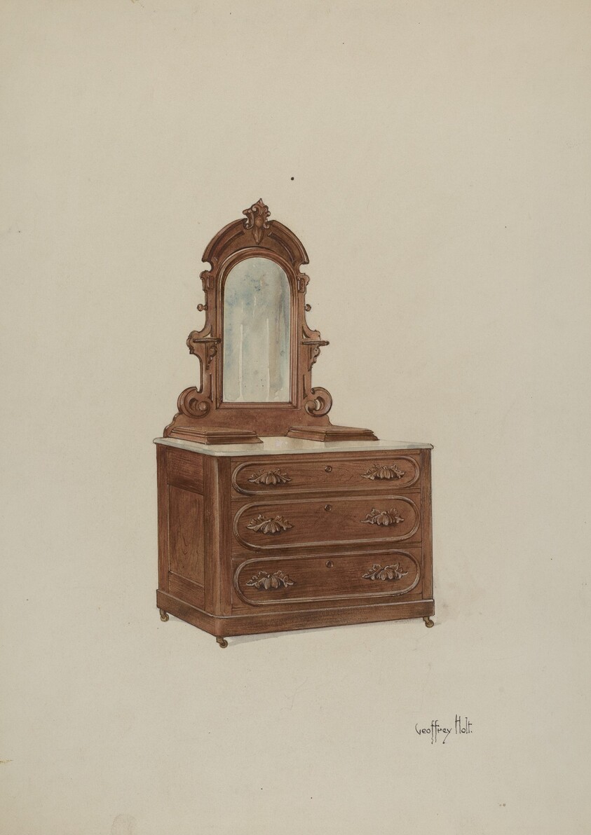 Dresser with Marble Top
