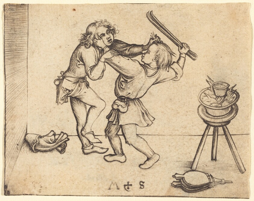 Apprentices Fighting