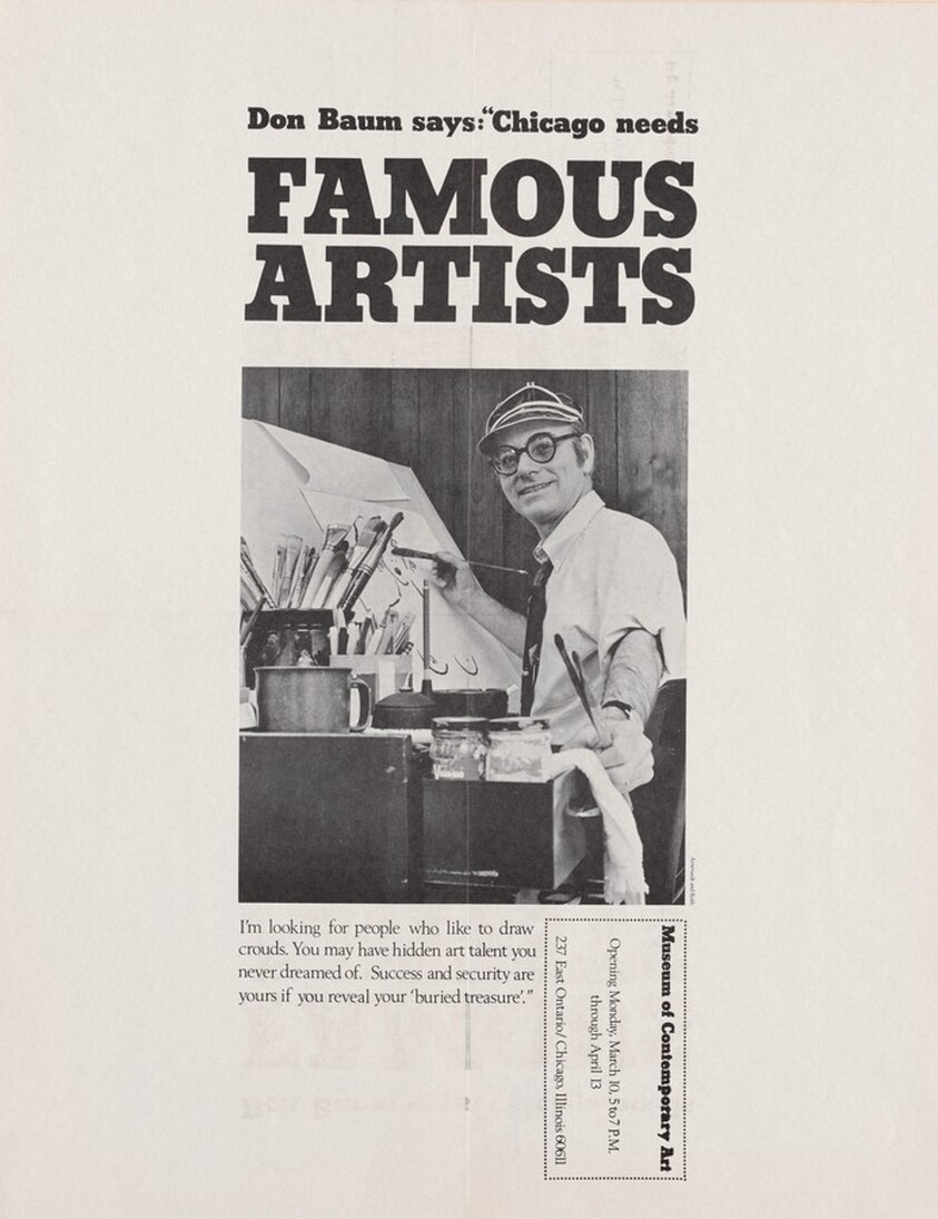 Don Baum Says Chicago Needs Famous Artists