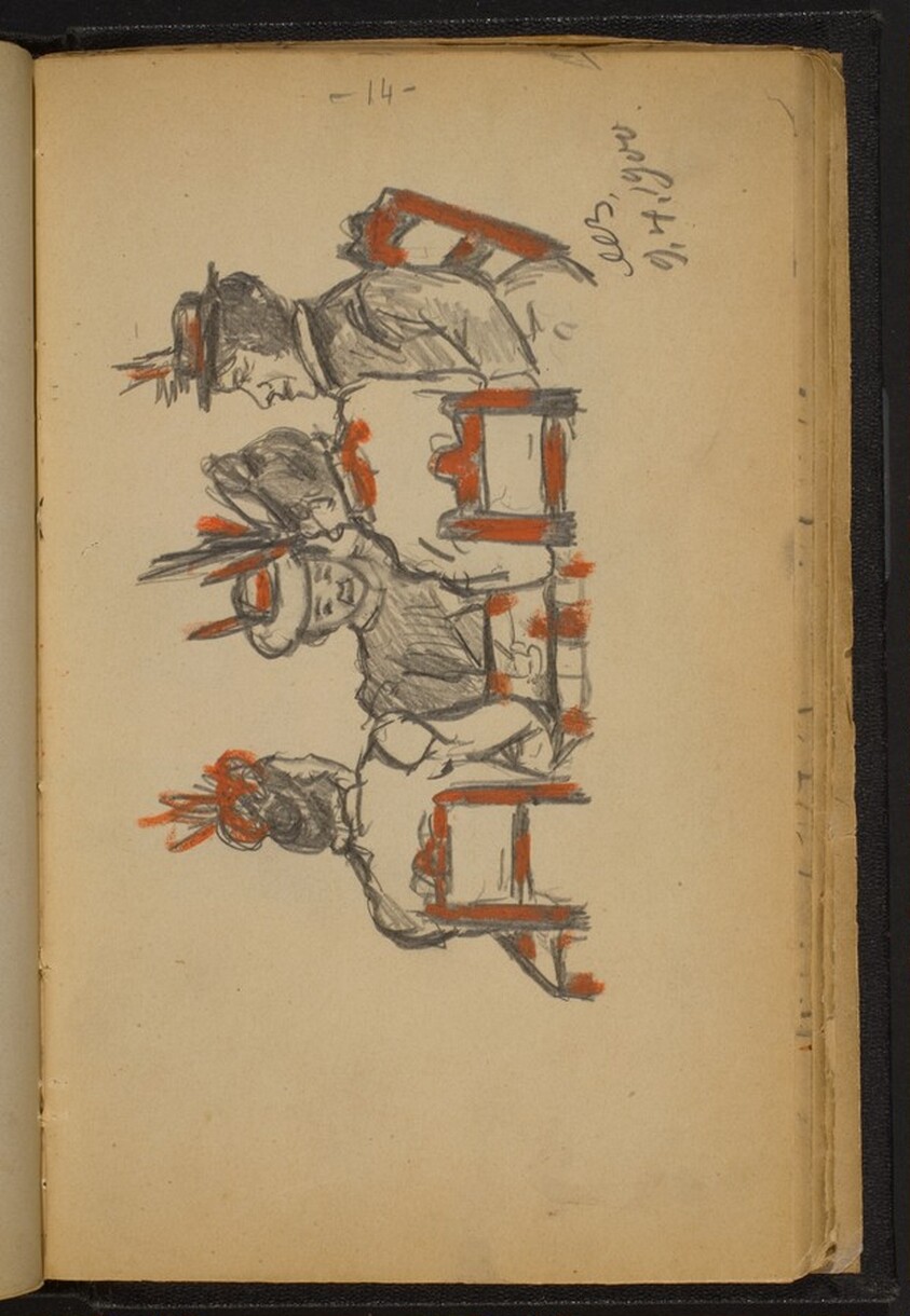 Four Women Seated at a Table