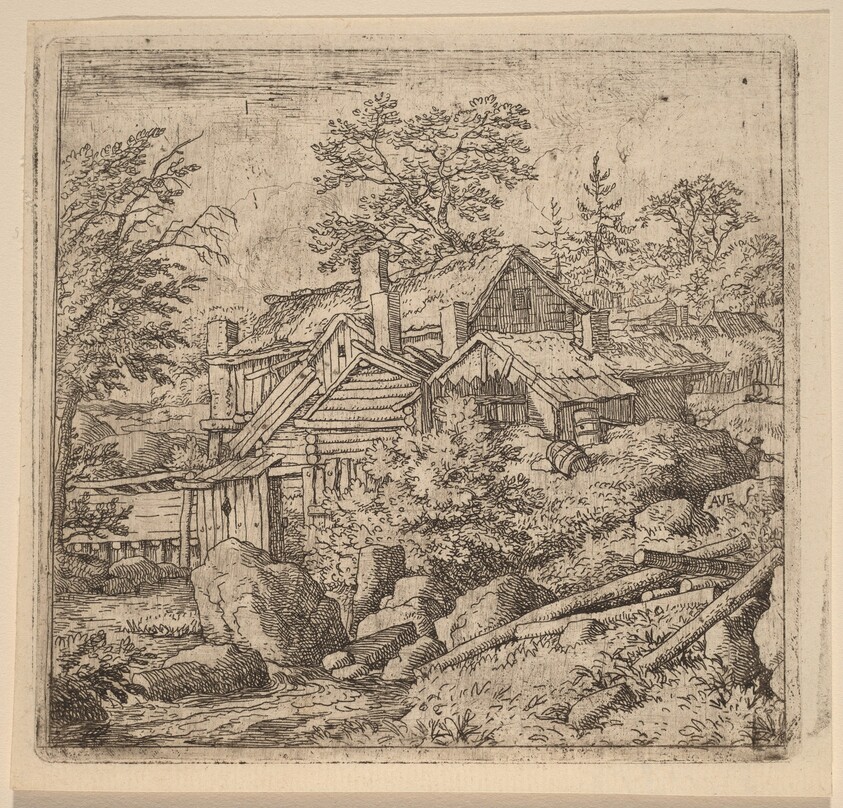 Hamlet on a Mountain Side