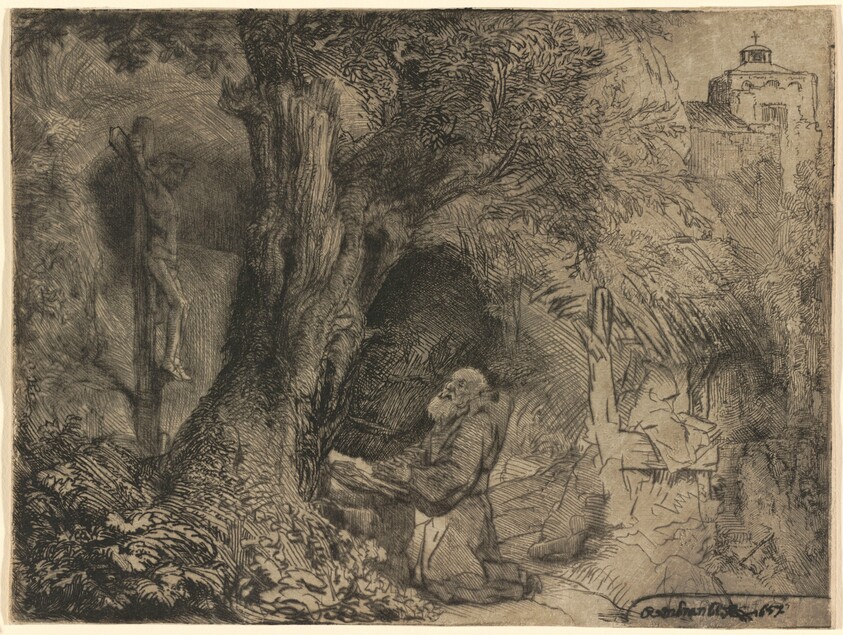 Saint Francis beneath a Tree Praying