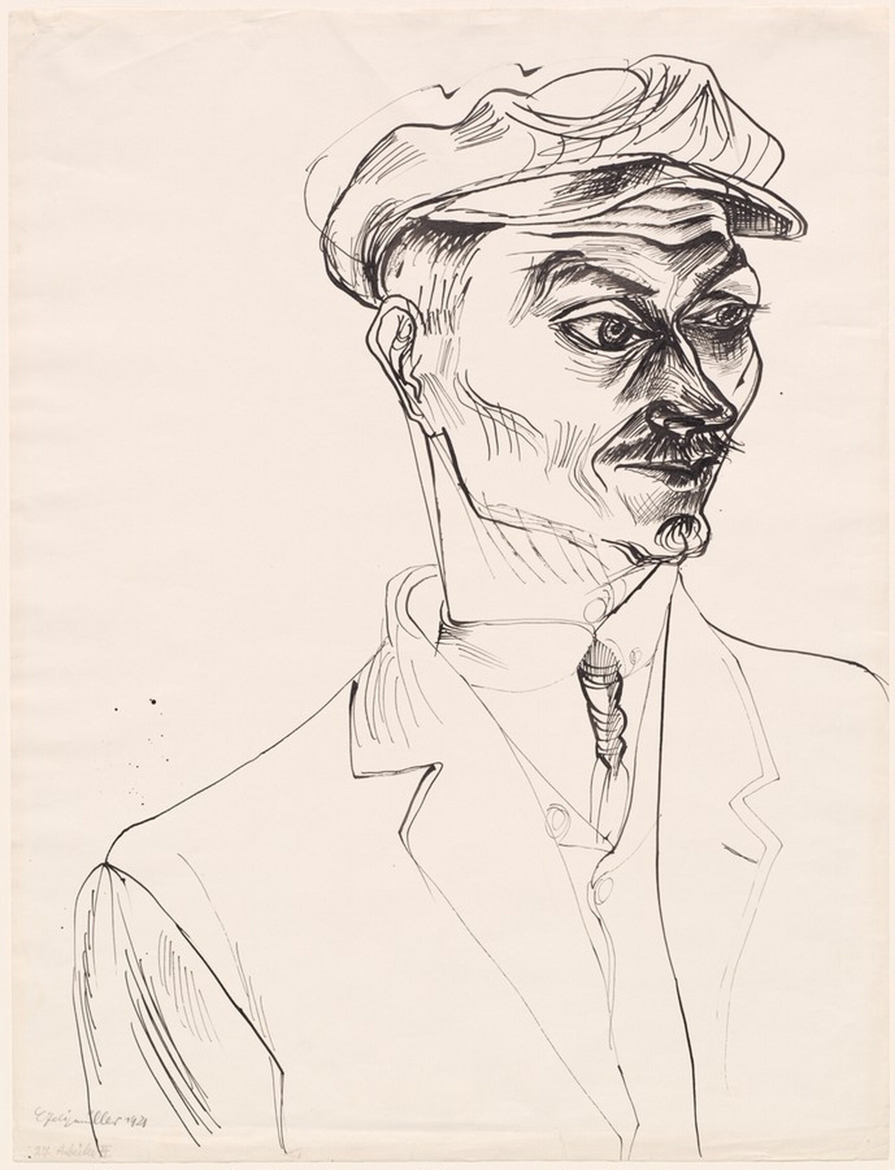 Arbeiter (Worker), Conrad Felixmüller, 1921